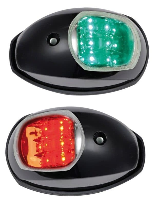 LIGHT NAV.EVOLED BLACK ABS 12V RED/GRN