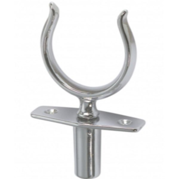 OARLOCK W/SOCKET BRS C/P TOP-MOUNT 52MM