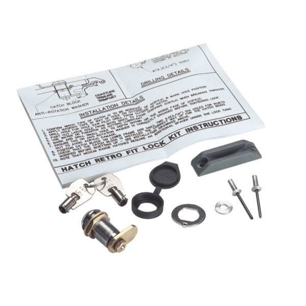 HATCH LOCK + KEY KIT SPARES