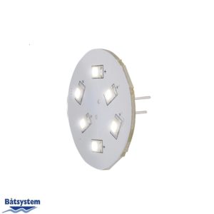 BULB LED G4 6-SMD 8-30V WW BACKPIN BATSYSTEM