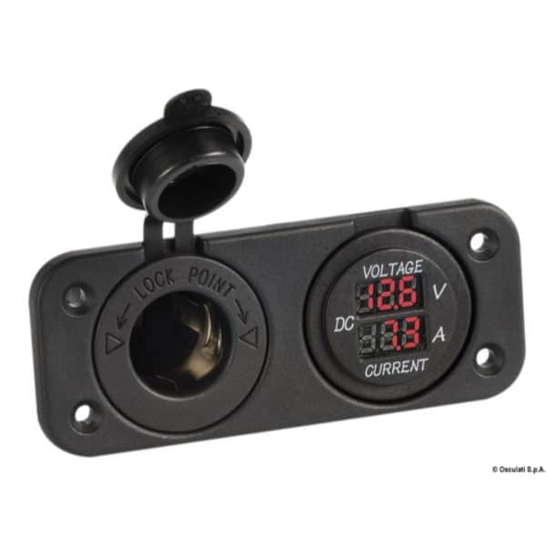 VOLTMETER/AMMETER W/O POWER OUTLET
