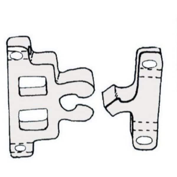 LOCK SNAP X DOOR/CABINET NYLON WHITE