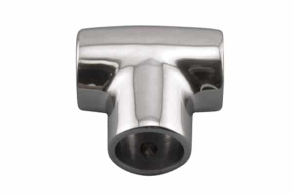 TEE 90 DEG S/S 22MM W/SCREWS