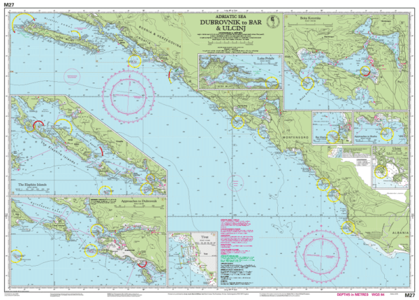 IMRAY CHART M27 DUBROVNIK TO BAR+ULCINJ - Image 2