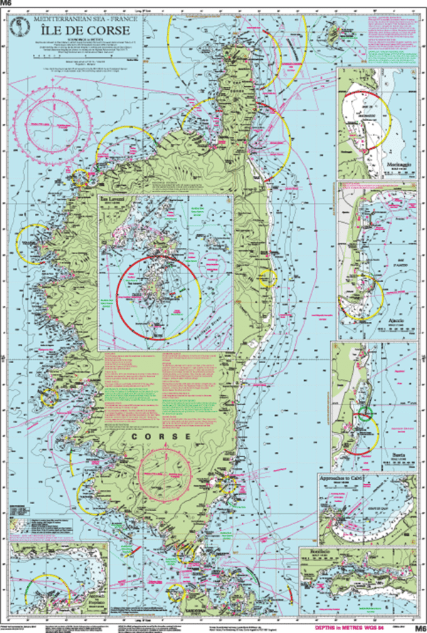 IMRAY CHART M6 ILE DE CORSE - Image 2