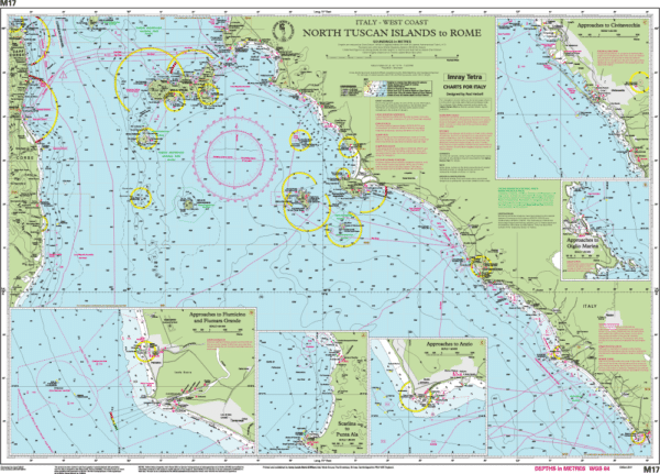 IMRAY CHART M17 TUSCAN ISLANDS TO ROME - Image 2