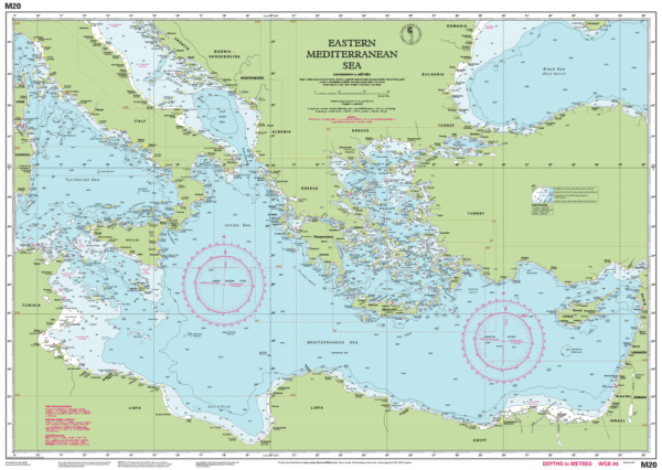 IMRAY CHART M20 SARDINIA TO CYP. & P.SAI - Image 2