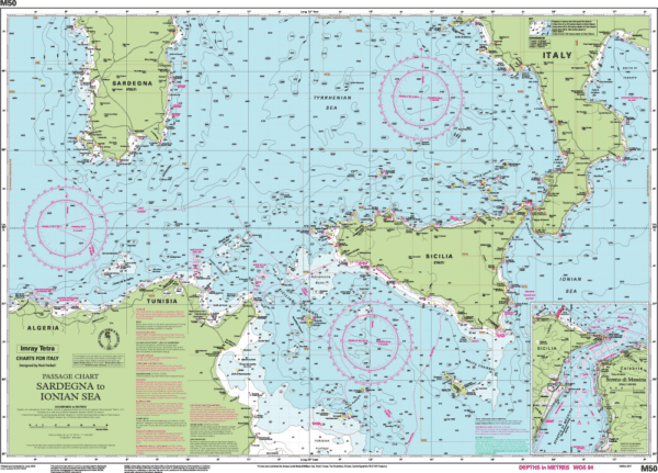 IMRAY CHART M50 SARDINIA TO IONIAN SE - Image 2