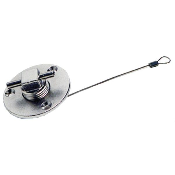 DRAIN PLUG S/S 55MM MANUAL T-OPENING