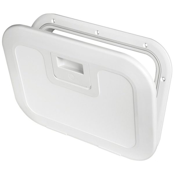 HATCH ACCESS WHITE 380X280MM PUSH-PULL