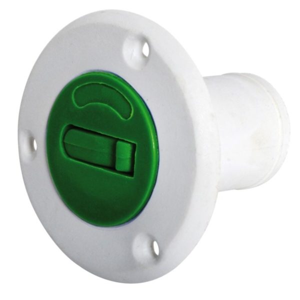 DECK FILL NYLON FUEL HOSE:38MM GREEN