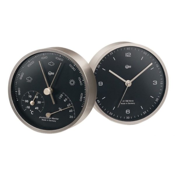 CLOCK BARIGO PENTABLE BLACK FACE