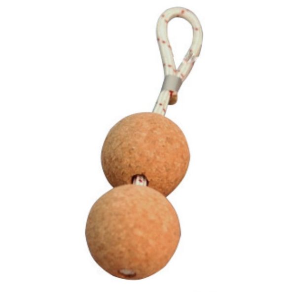 KEY RING CORK TWO-BALL