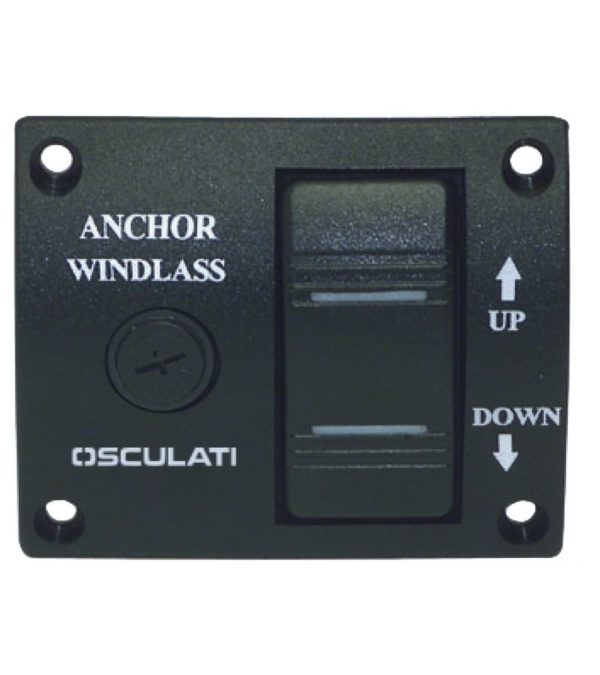 SWITCH PANEL ANCHOR WINDLASS 75X62MM