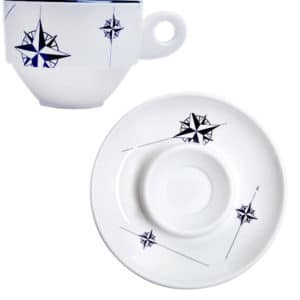 ESPRESSO CUP+SAUCER SET NORTHWIND (X6) MB