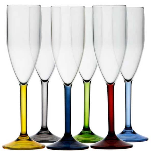 CUP W/STEM CHAMPAGNE PARTY (X6) MB