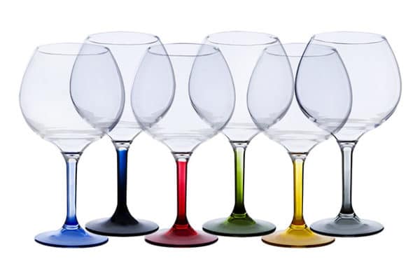 CUP W/STEM BALLOON PARTY (X6)