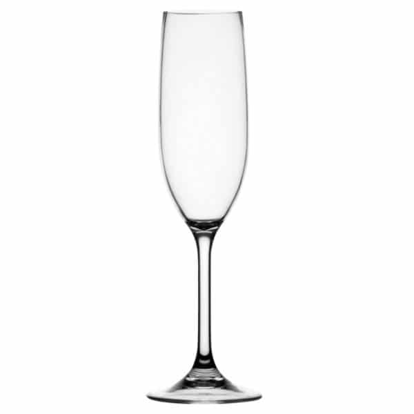 CUP W/STEM CHAMPAGNE CLEAR N/S (X6)