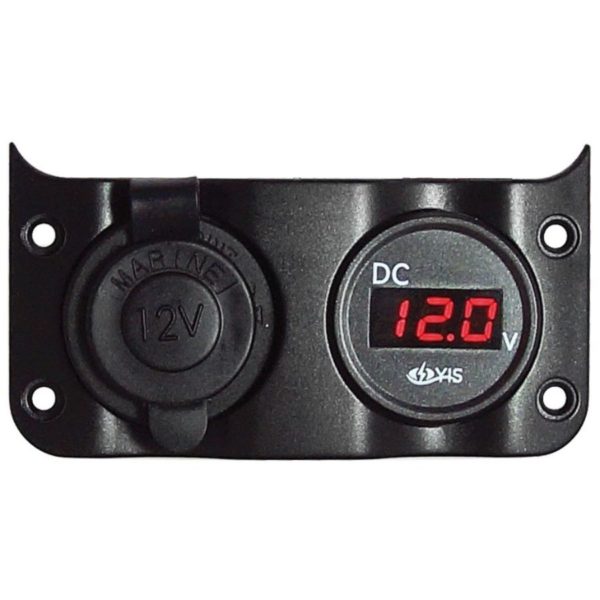 VOLTMETER 3/30V WAVE W/LIGHTER PLUG