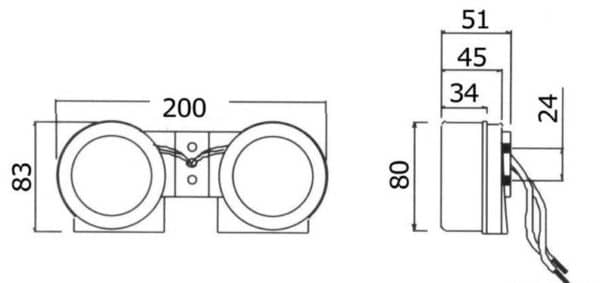 HORN ELECT COMPACT DBL ABS S/S 12V - Image 2