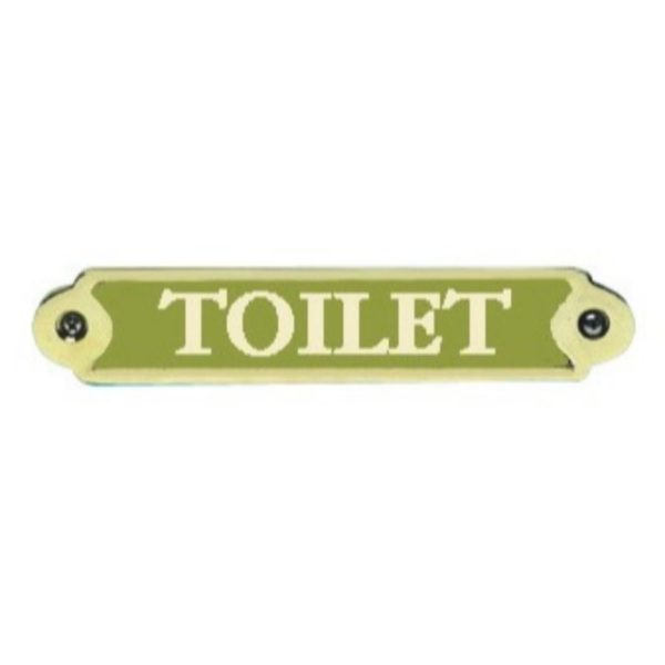 NAME PLATE BRONZE - TOILET