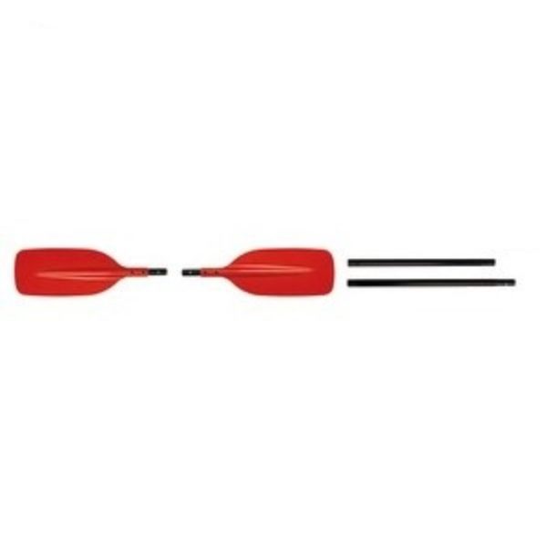 PADDLE CANOE DEMOUNTABLE DOUBLE PLASTIC & ALUMINUM 220CM