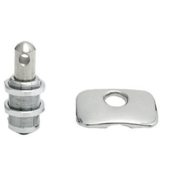 LATCH LOCKER S/S W/HOLE HIDDEN SCREWS