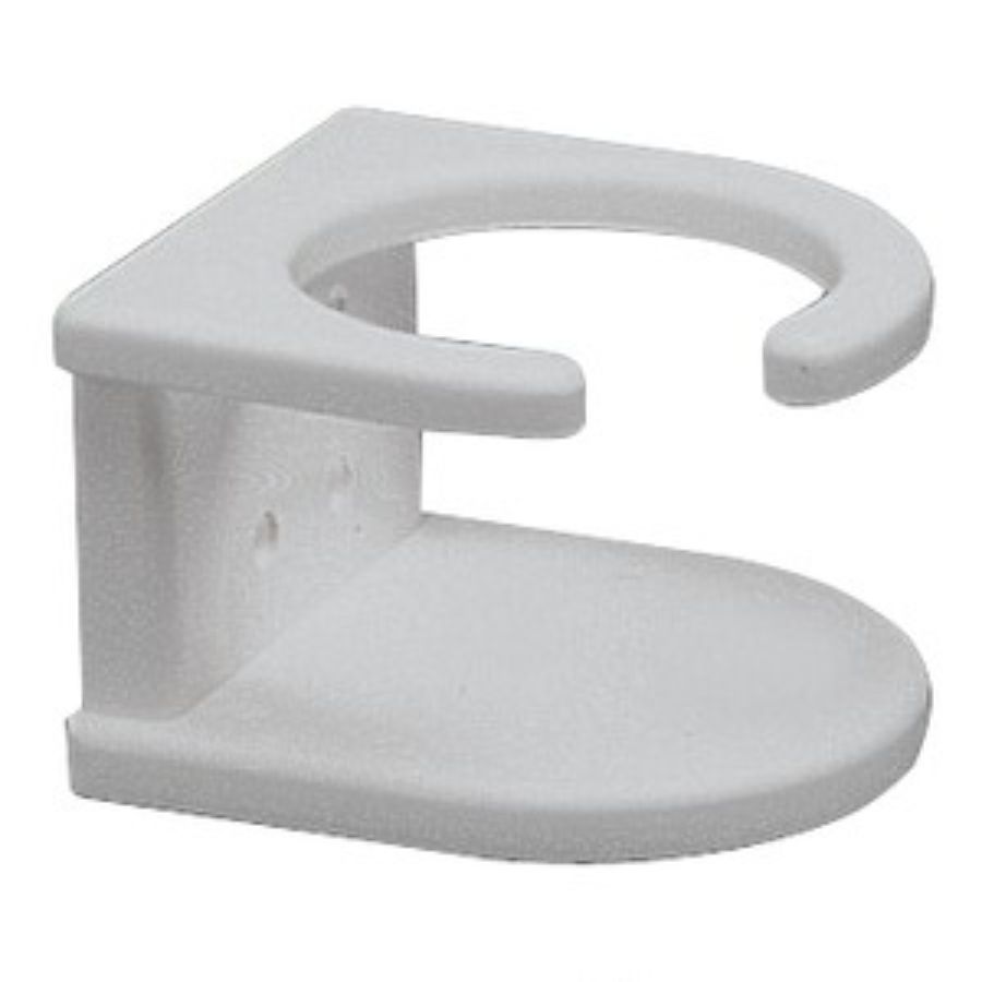 GLASS HOLDER PLASTIC WHITE Gauci Borda Marine