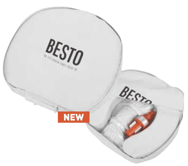 HORSESHOE LIFEBUOY SET SOLAS WHITE BESTO