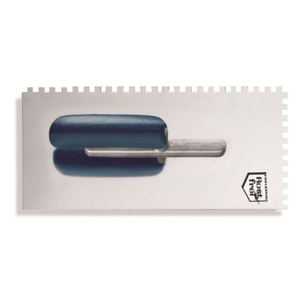 TROWEL TOOTHED 6X6MM S/S 270X130MM