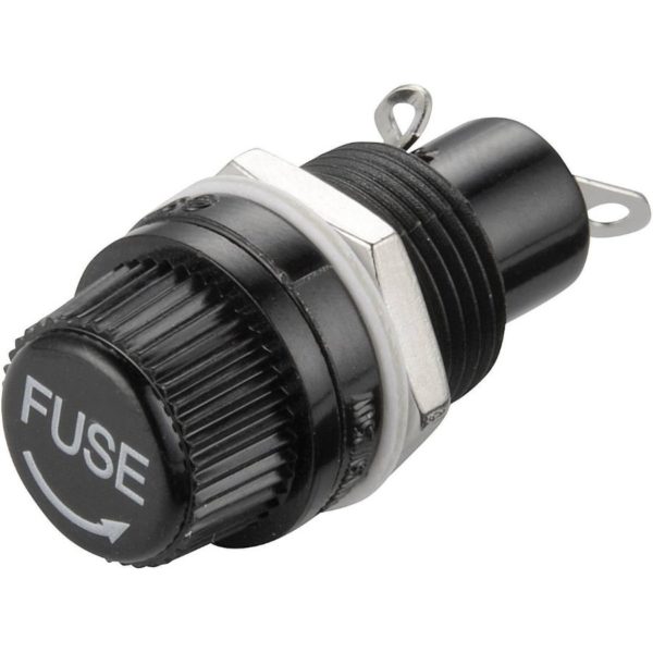 FUSE HOLDER RECESS X GLASS FUSES 6X32MM