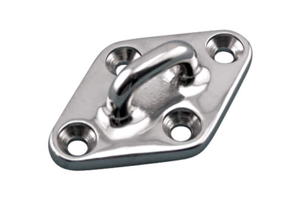 PAD EYE FIXED DIAMOND BASE S/STEEL