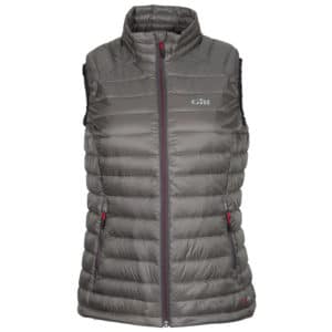 GILL GILET HYDROPHOBE DOWN WOMEN PEWTER