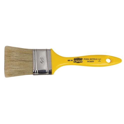 BRUSH ECONOMY YELLOW HANDLE Gauci Borda Marine Hardware Flags