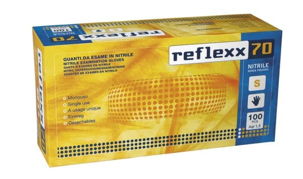 GLOVE NITRILE BLUE BOX 100PC