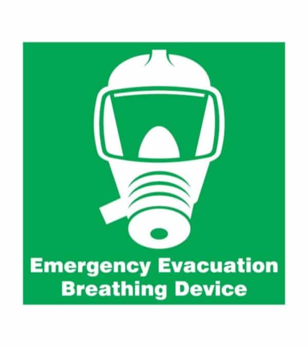 SIGN FS EMER.EVAC.BREATH.DEVICE