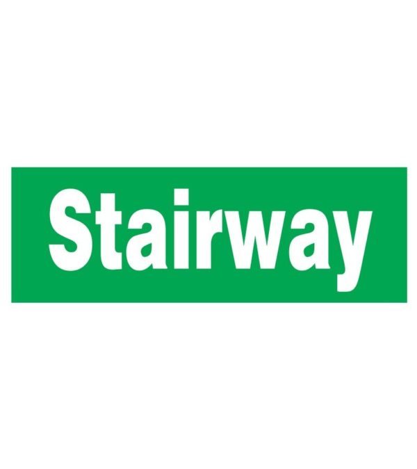SIGN FS STAIRWAY 40X15CM