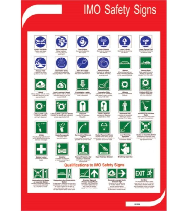 SIGN VS IMO SAFETY SIGNS 35X50CM | Gauci Borda - Marine | Hardware | Flags