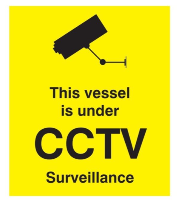 SIGN VS CCTV SURVEILLANCE 30X35CM