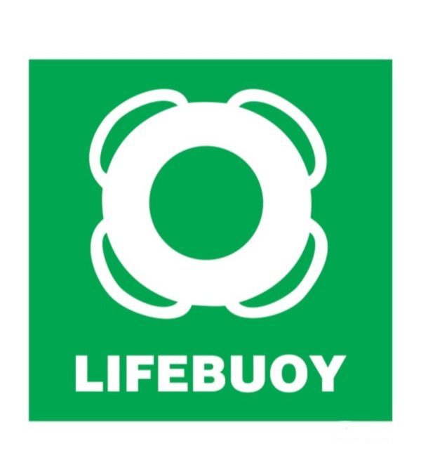 SIGN FS LIFEBUOY W/WORDS