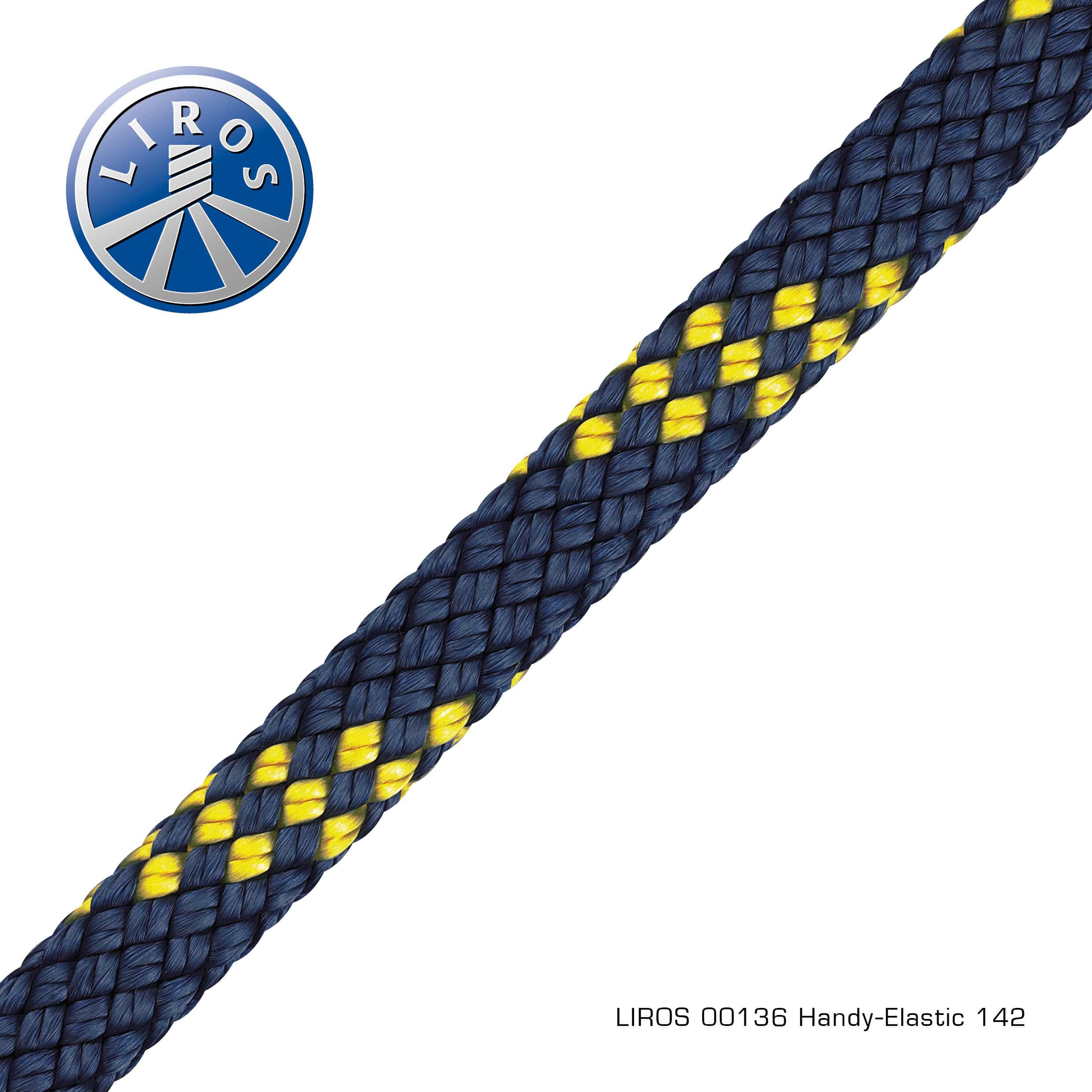 LIROS HANDY ELASTIC NAVY-YELLOW | Gauci Borda - Marine | Hardware | Flags