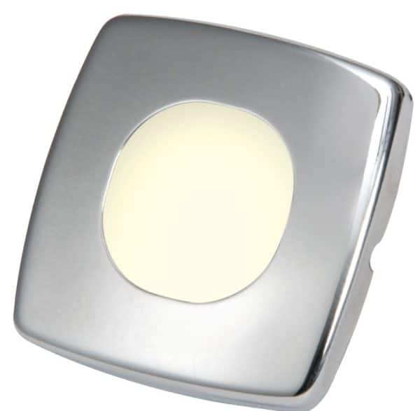 LIGHT COURTESY SQR S/S 12/24V 2-LED