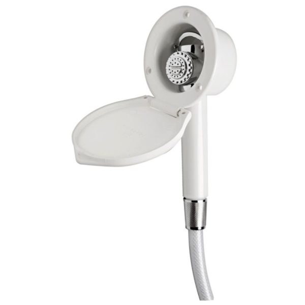 SHOWER HEAD + PIPE & FLUSH BOX