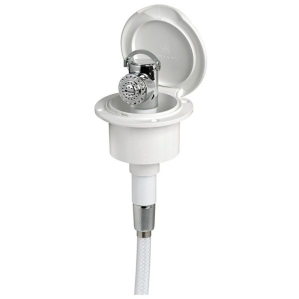 SHOWER HEAD EVO W/HOUSING FLAT + PIPE