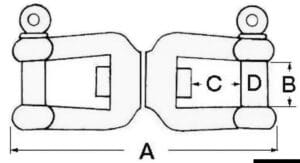 SWIVEL SHACKLE-SHACKLE