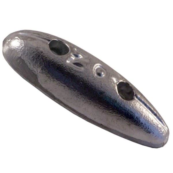 ANODE FISH BOLT-ON 50MM 2-HOLE - Image 2