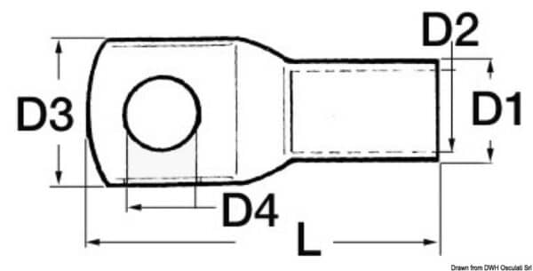 TERMINAL EYE LUG COPPER X CABLE - Image 2