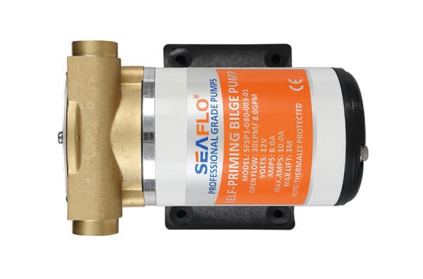 SEAFLO BILGE PUMP SELF-PRIMING 12V 30L/MIN 8GPM - Image 2