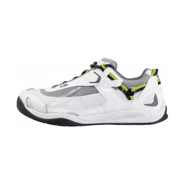 GILL SHOES TRAINERS DECK TECH WHITE/LIME 44