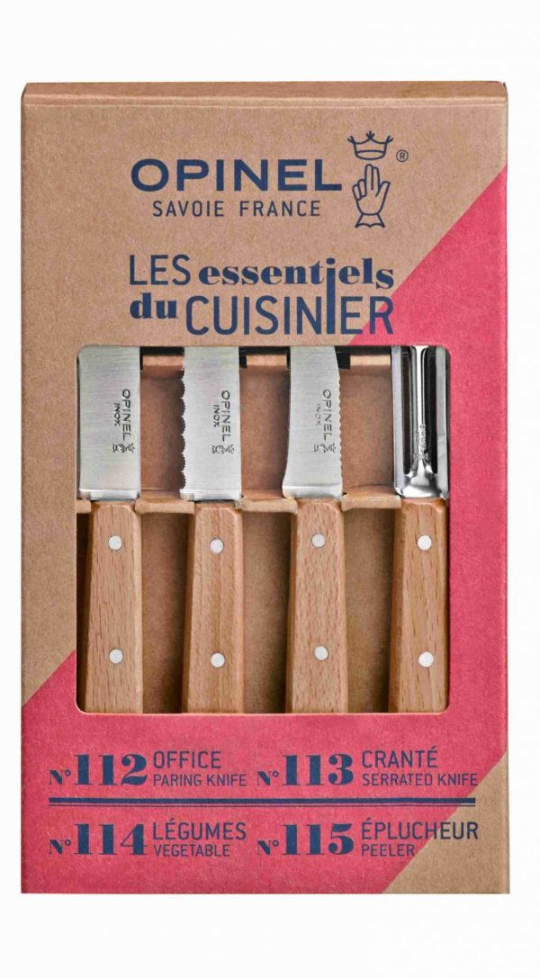 OPINEL KITCHEN ESSENTIALS X 4PCS